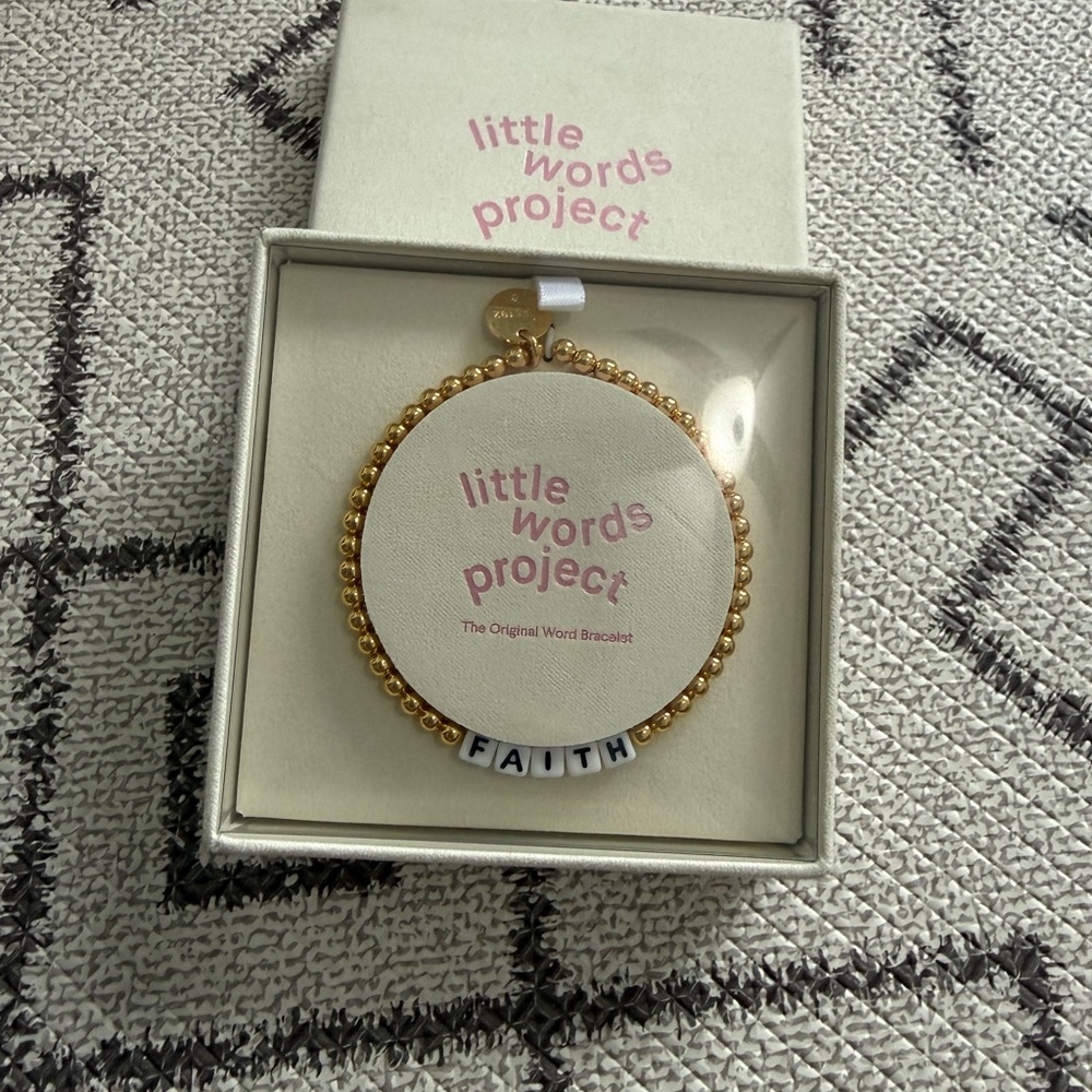 Little Words Project Pink Bracelet Gift Boxed Set